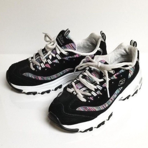 skechers black rainbow
